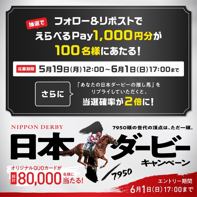 日本ダービーキャンペーン JRA日本ダービーキャンペーン | JRA