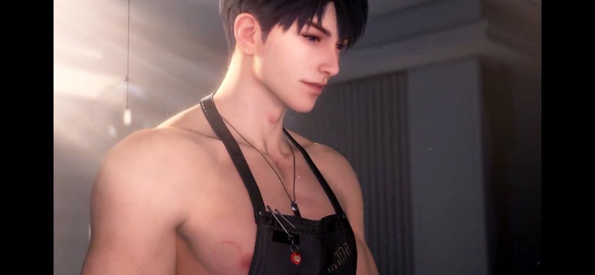 「深空」マヒル、裸エプロン姿にファン興奮！噛み跡にドキドキ