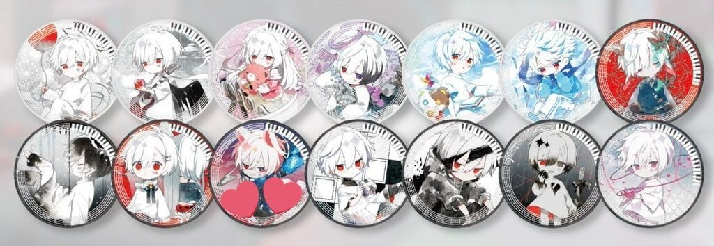 まふまふ　缶バッジ　武道館　失意のエチュード　まとめ売り 1_3339cbc9-0d58-41a3-bd59-