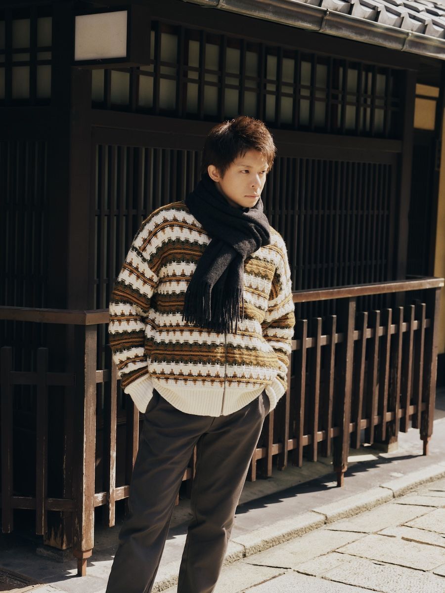 岸優太、京都でバナナリパブリックのホリデーキャンペーンに登場！