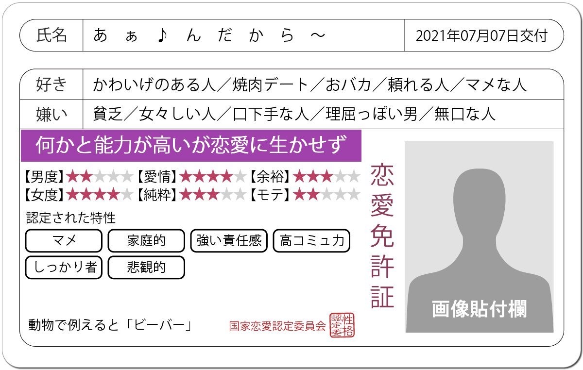 恋愛免許証 のtwitter検索結果 Yahoo リアルタイム検索