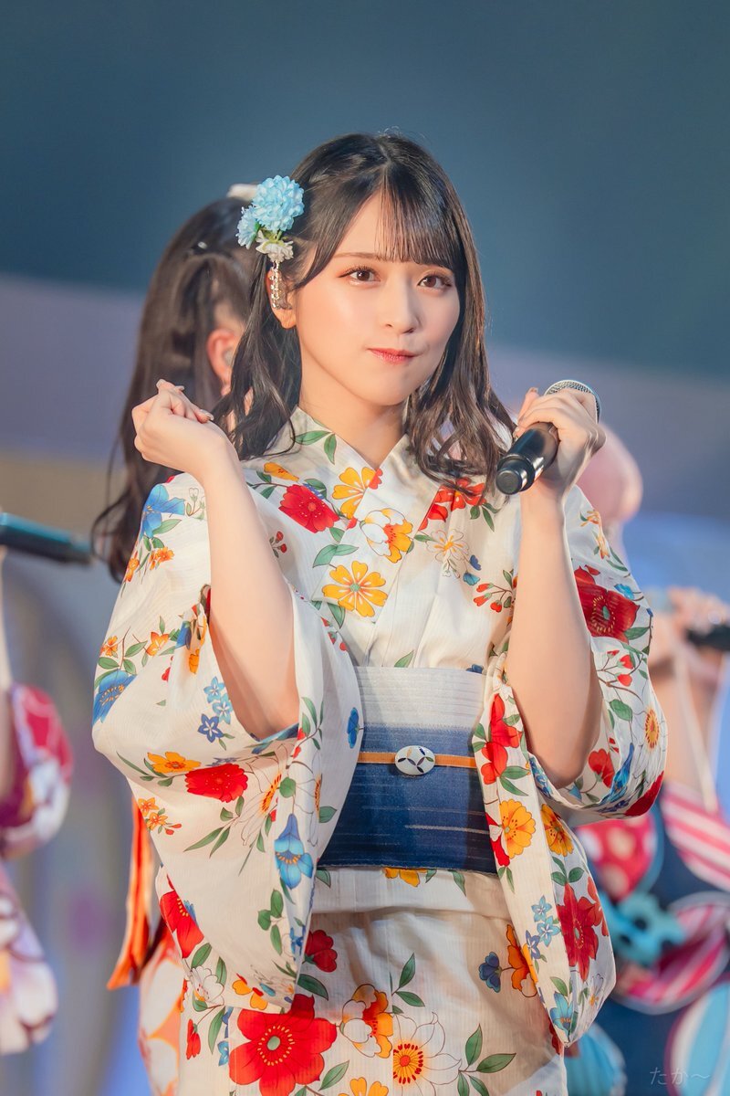 佐々木舞香　浴衣　2019 24girls 塩サイダー в X: „20190817 ＝LOVE ≠ME スペシャルコンサート