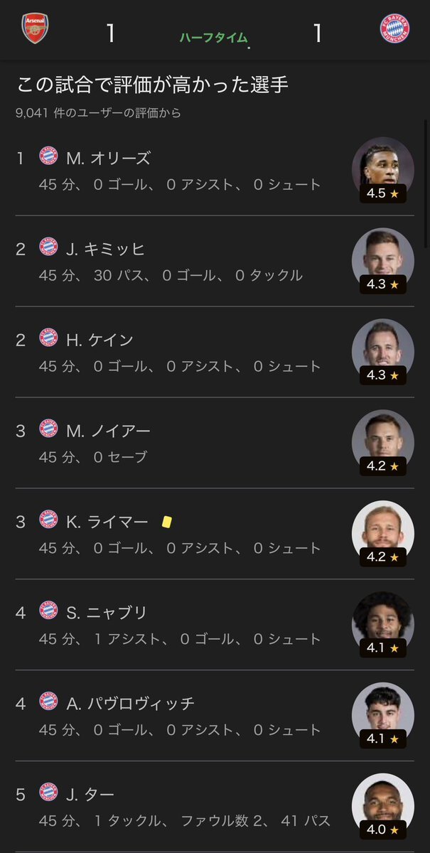 ライマー、サカ対策でイエローカード!?  バイエルン戦の熱戦に注目