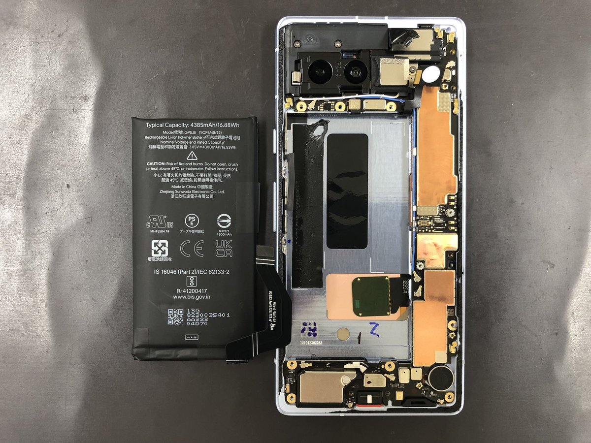 pixel7a 128gb　6月7日　バッテリー交換済み バッテリー交換済 Google pixel7a 128GB SIMフリー Google Pixel