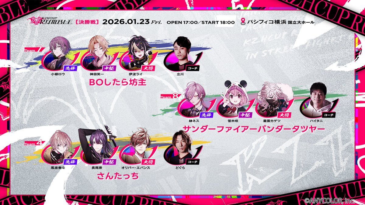 BOしたら坊主、KZHCUP_RUMBLE予選1位通過！決勝進出決定にファン歓喜