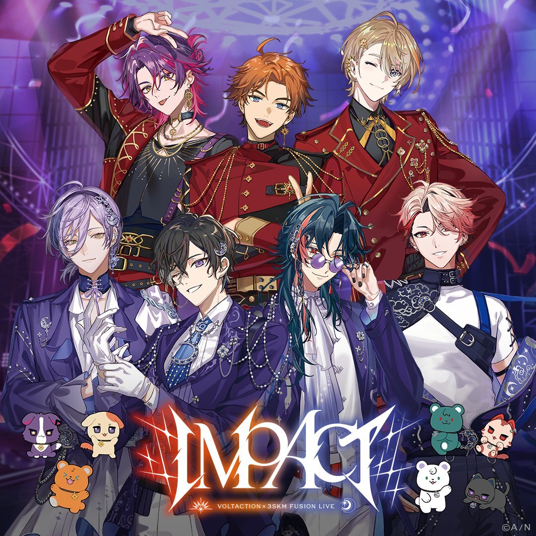 にじさんじ VOLTACTION×3SKM合同ライブ「IMPACT」情報解禁！