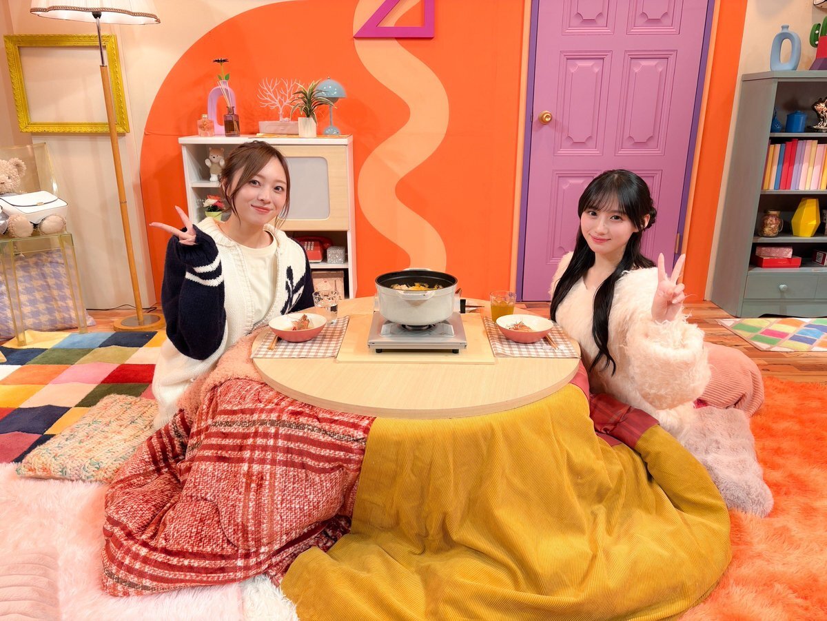 梅澤美波＆川﨑桜、のぎ鍋でほっこり！次回出演は一ノ瀬美空