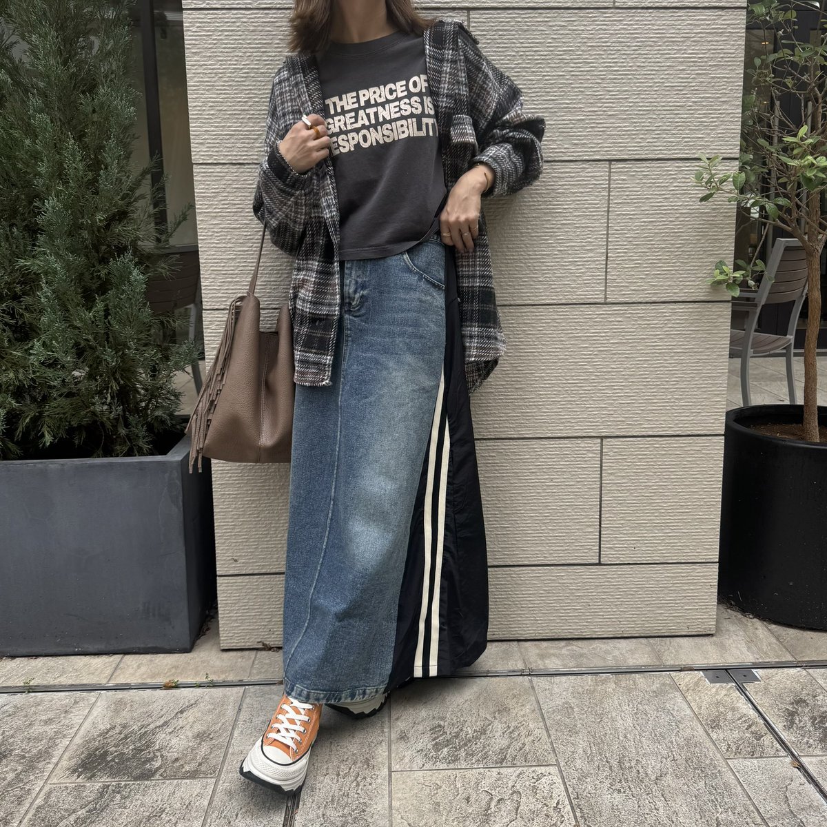 ハンソヒ着用✴︎デニムスカート ハンソヒ 着用 デニムスカート 限定セール中 - メルカリ
