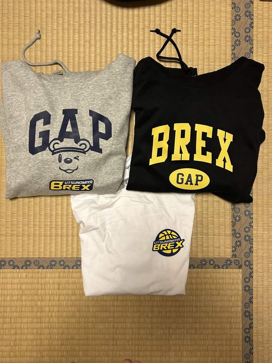 宇都宮ブレックス GAP コラボパーカー GAPとB.LEAGUE 所属の男子プロ