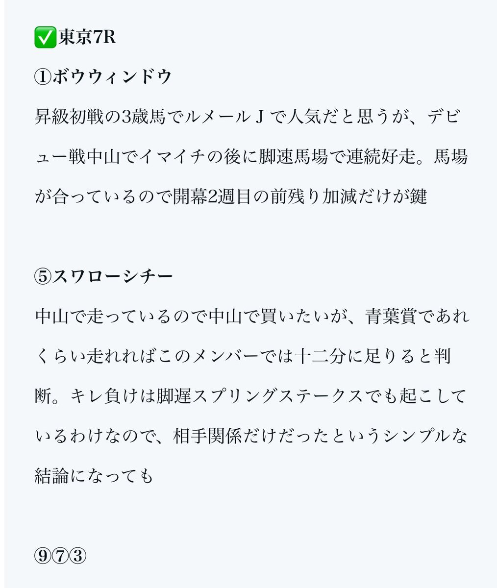 ボウウィンドウ、圧巻の勝利で今後の活躍に期待！