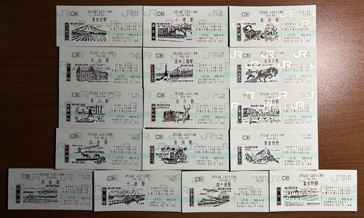 メモリアルチケットマラソン JR北海道 メモリアルチケットマラソン JR