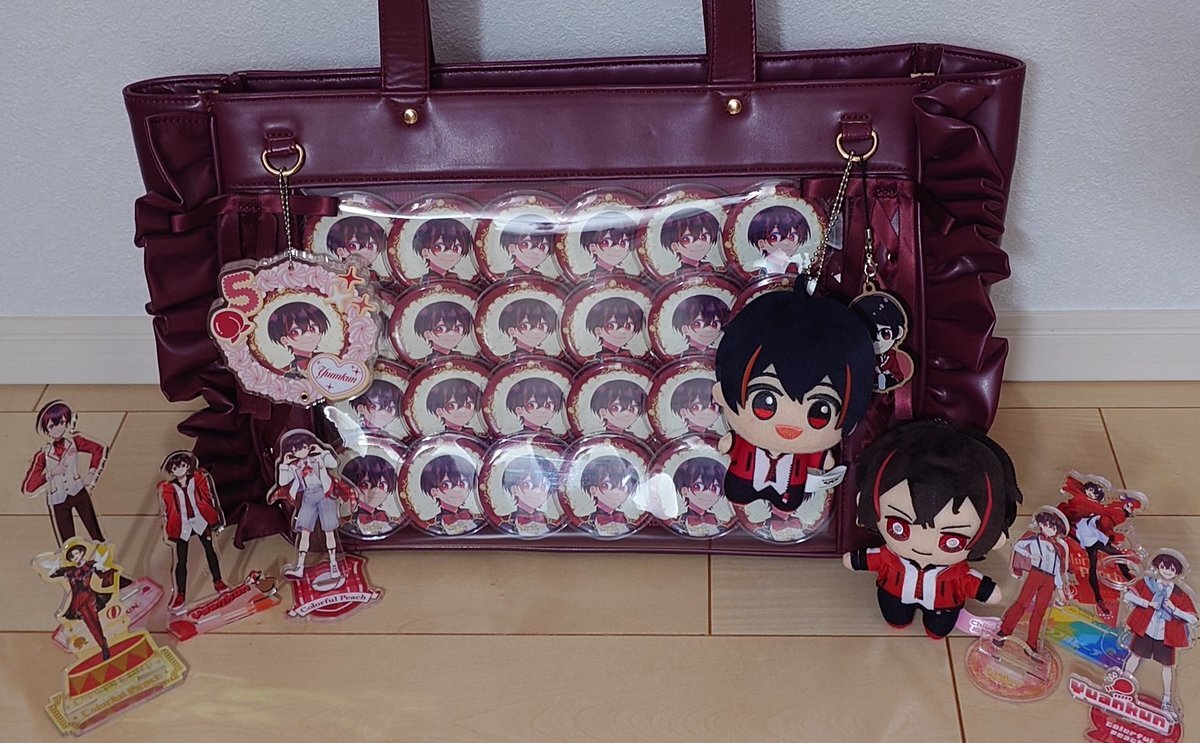 カラフルピーチ ゆあんくん 缶バッジ ぷぴぱ 痛バ A3 80個セット