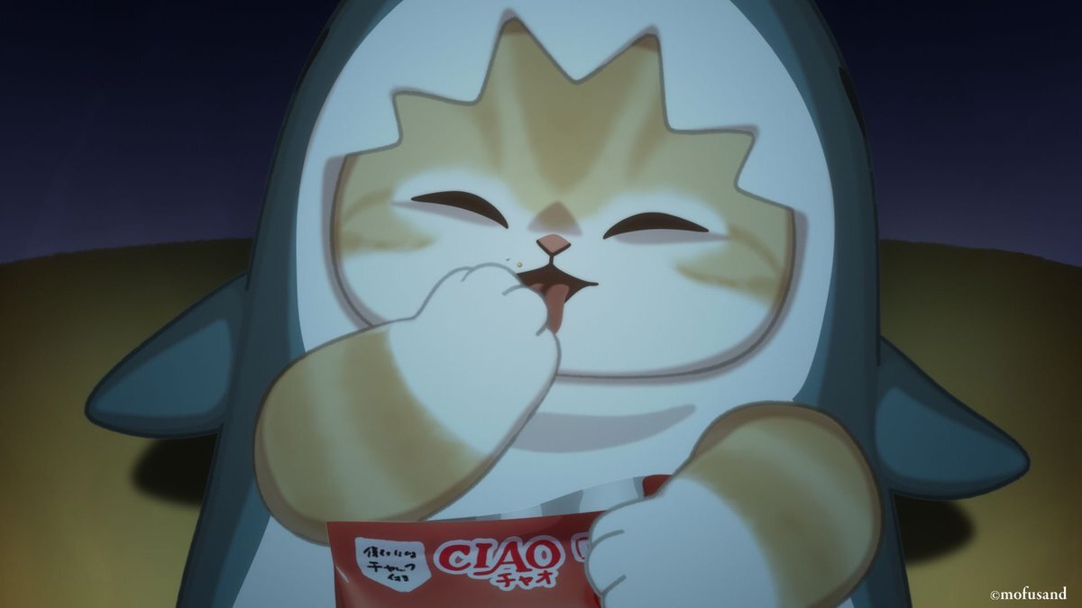 「mofusand」第1話先行配信開始！サメにゃんの可愛さにファン歓喜