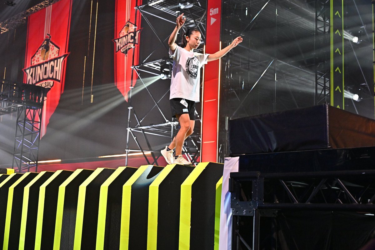 渡邊麻衣＆大嶋あやの！「KUNOICHI」クレイジークリフ突破でファン興奮