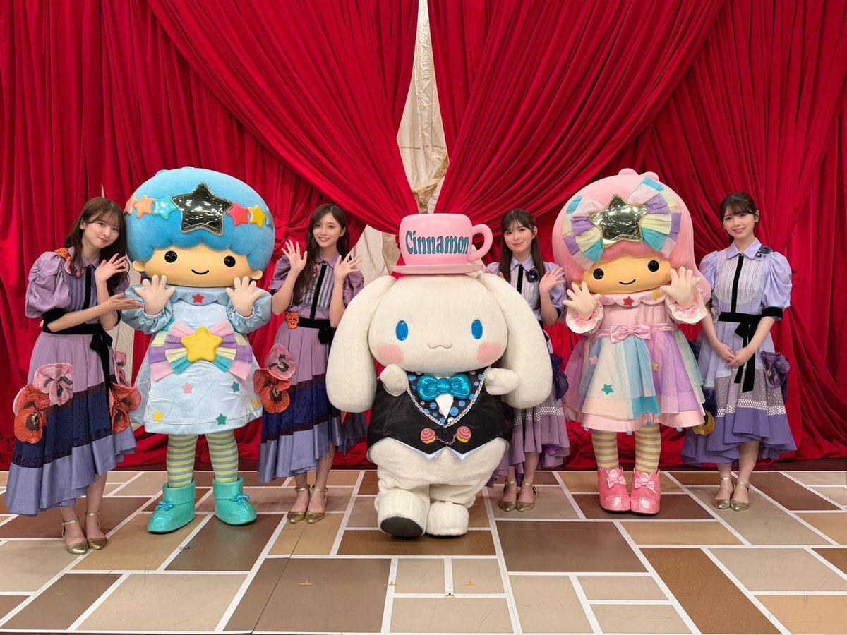 FNS歌謡祭2025！乃木坂46がサンリオとコラボ歌唱！