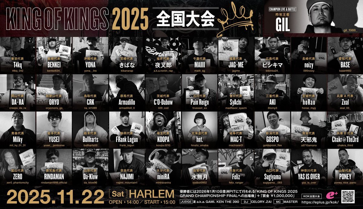 PONEY、KING OF KINGS 2025全国大会で優勝！ 