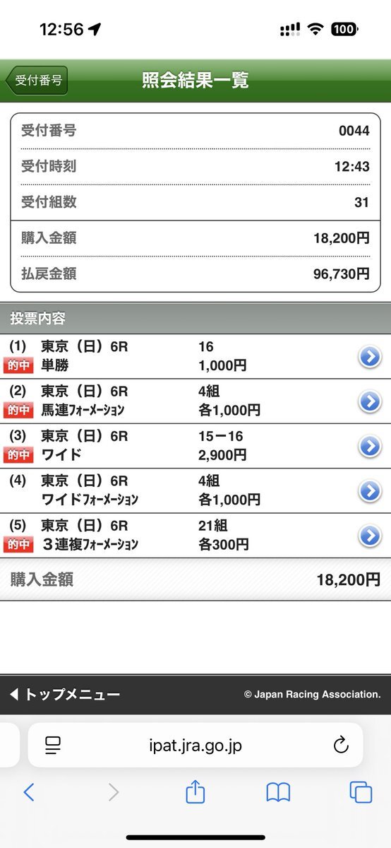 東京競馬で予想外の結果！エーデルが勝利！