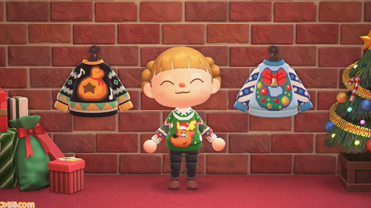 『あつまれ どうぶつの森』でアグリーセーターマイデザイン配布！クリスマスムードが盛り上がる