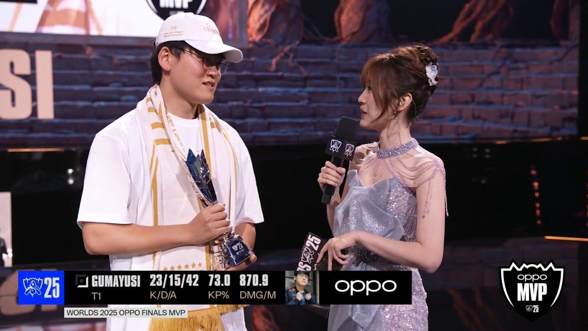 T1、GumaがWorlds 2025で3連覇を達成！