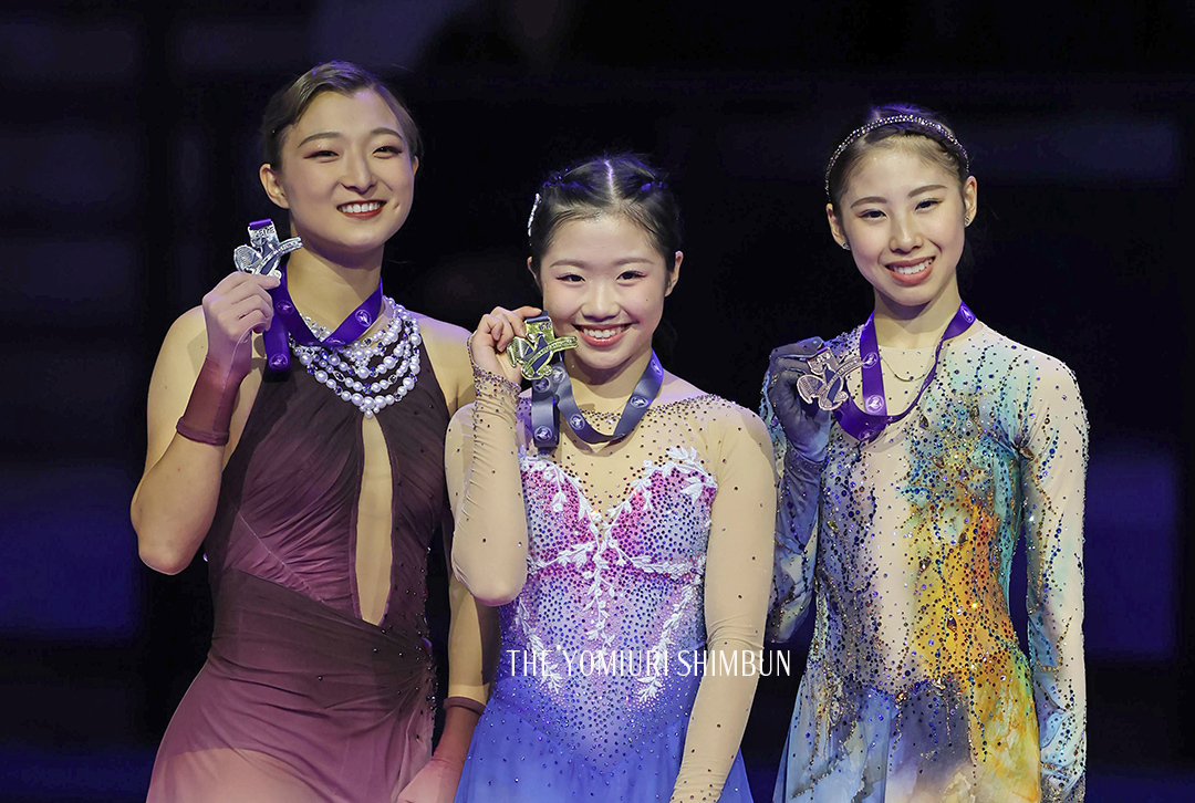フィギュアスケートGPシリーズ、日本勢がフランス大会で表彰台独占