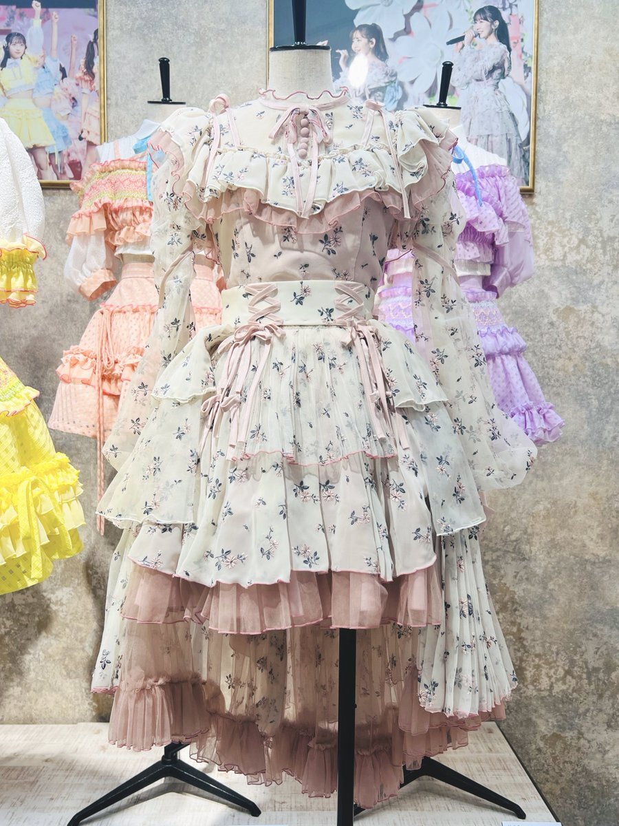 AKB48 大衣装展 11月のアンクレット バラver 歴代衣装生地 シュシュ