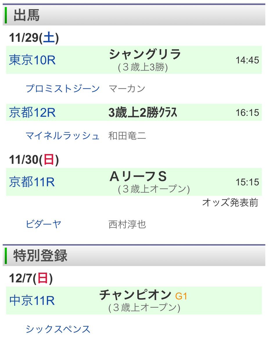 ルクソールカフェ、チャンピオンズCはジェルー騎手との新コンビで参戦！