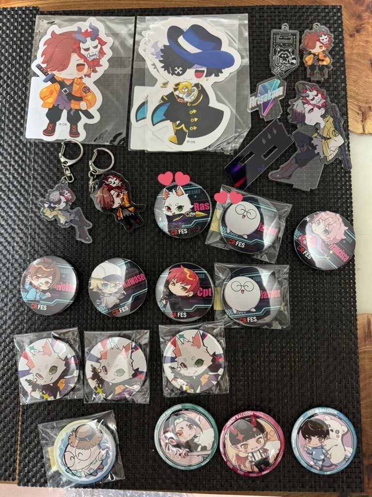 Crazy Raccoon CRフェス 2025 缶バッジ FES じゃすぱー Crazy Raccoon CRフェス 2025 缶バッジ FES じゃすぱー CR