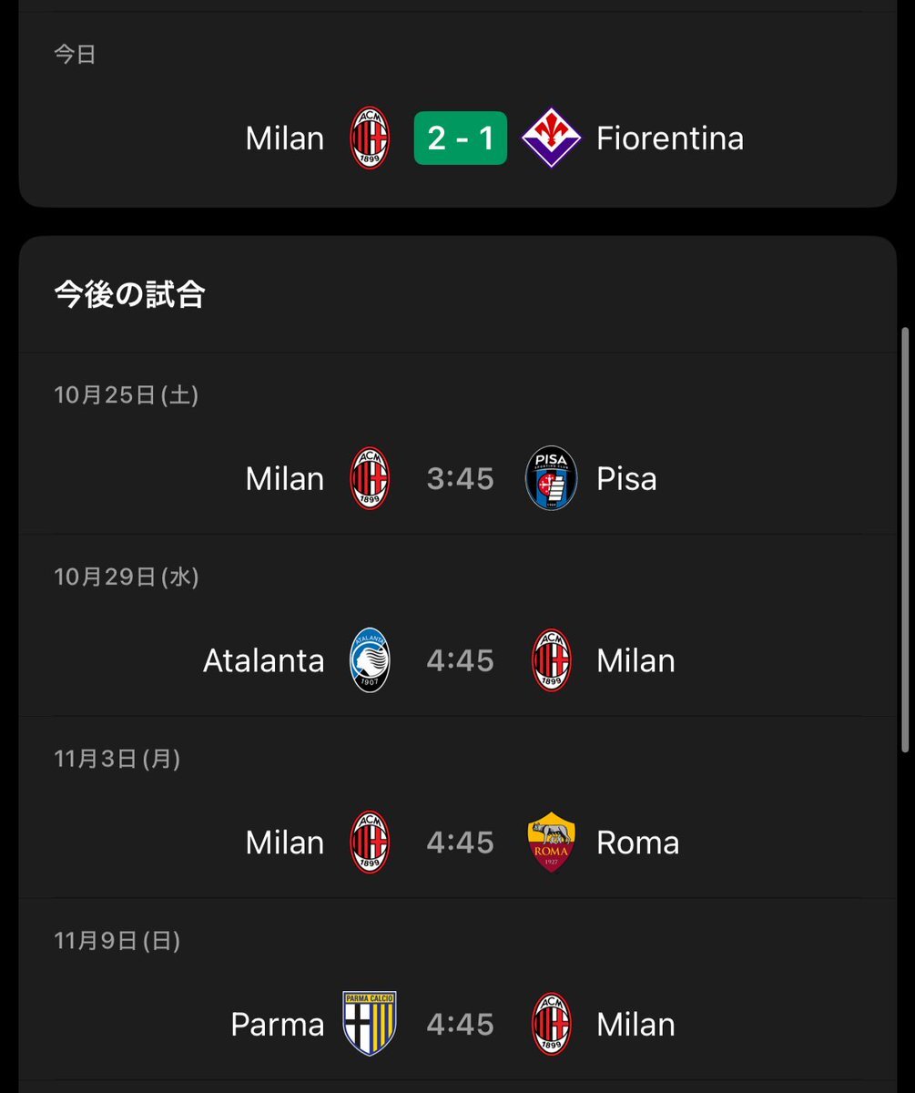 ACミラン、ラビオ不在で勝利なるか？