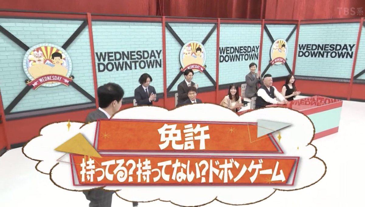 水曜日のダウンタウンでクイズ☆タレント名鑑復活？