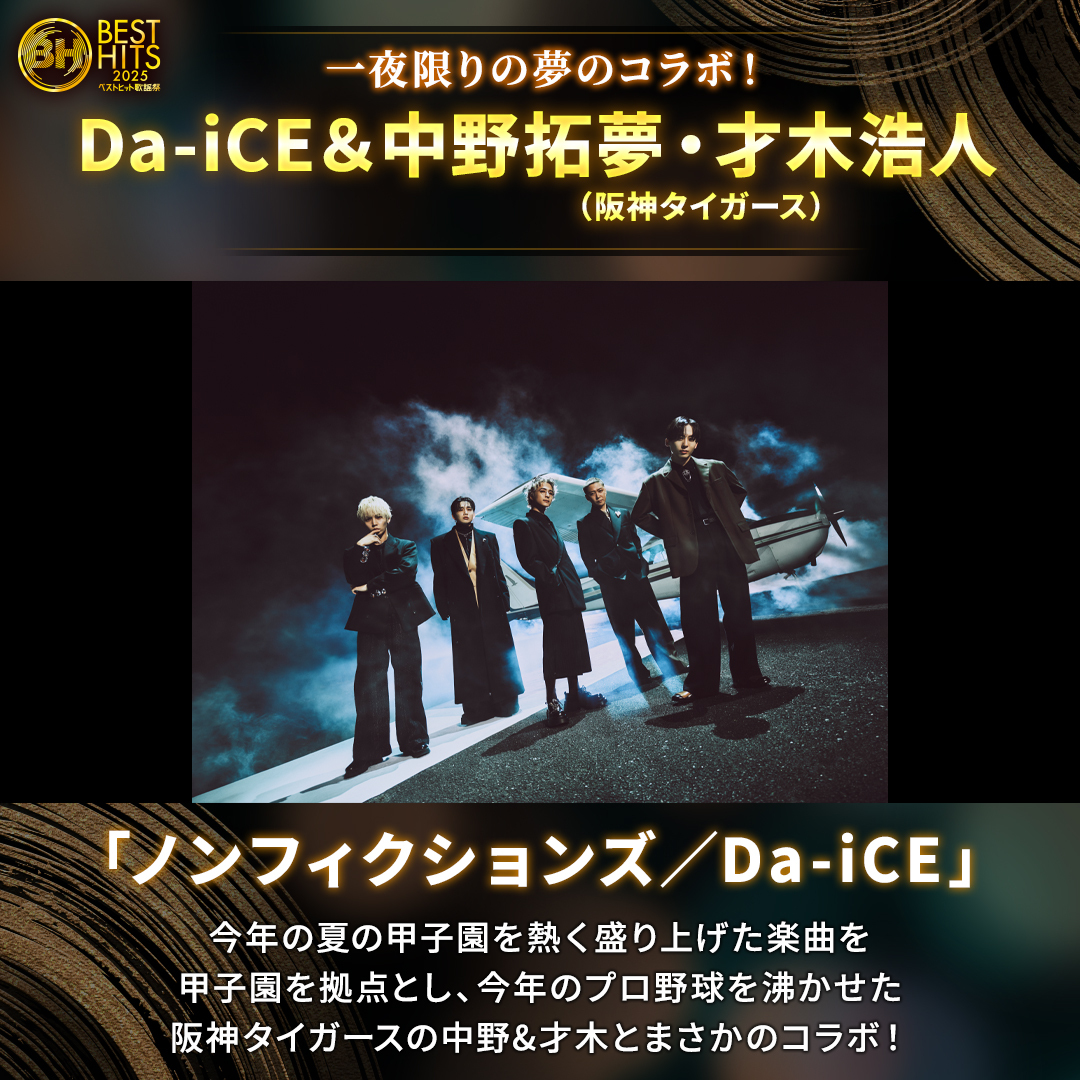 Da-iCE、まさかのタイガース選手とコラボ？！