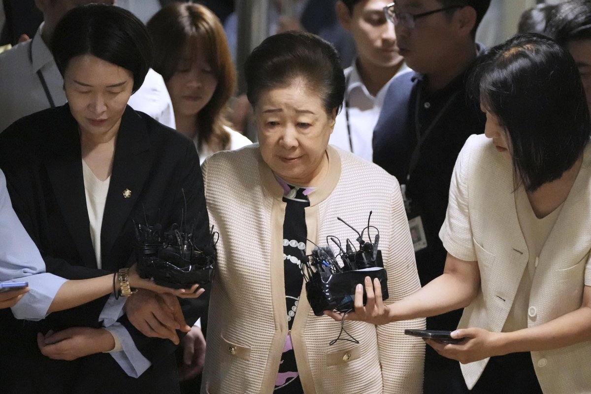 旧統一教会総裁、初公判で起訴内容否認