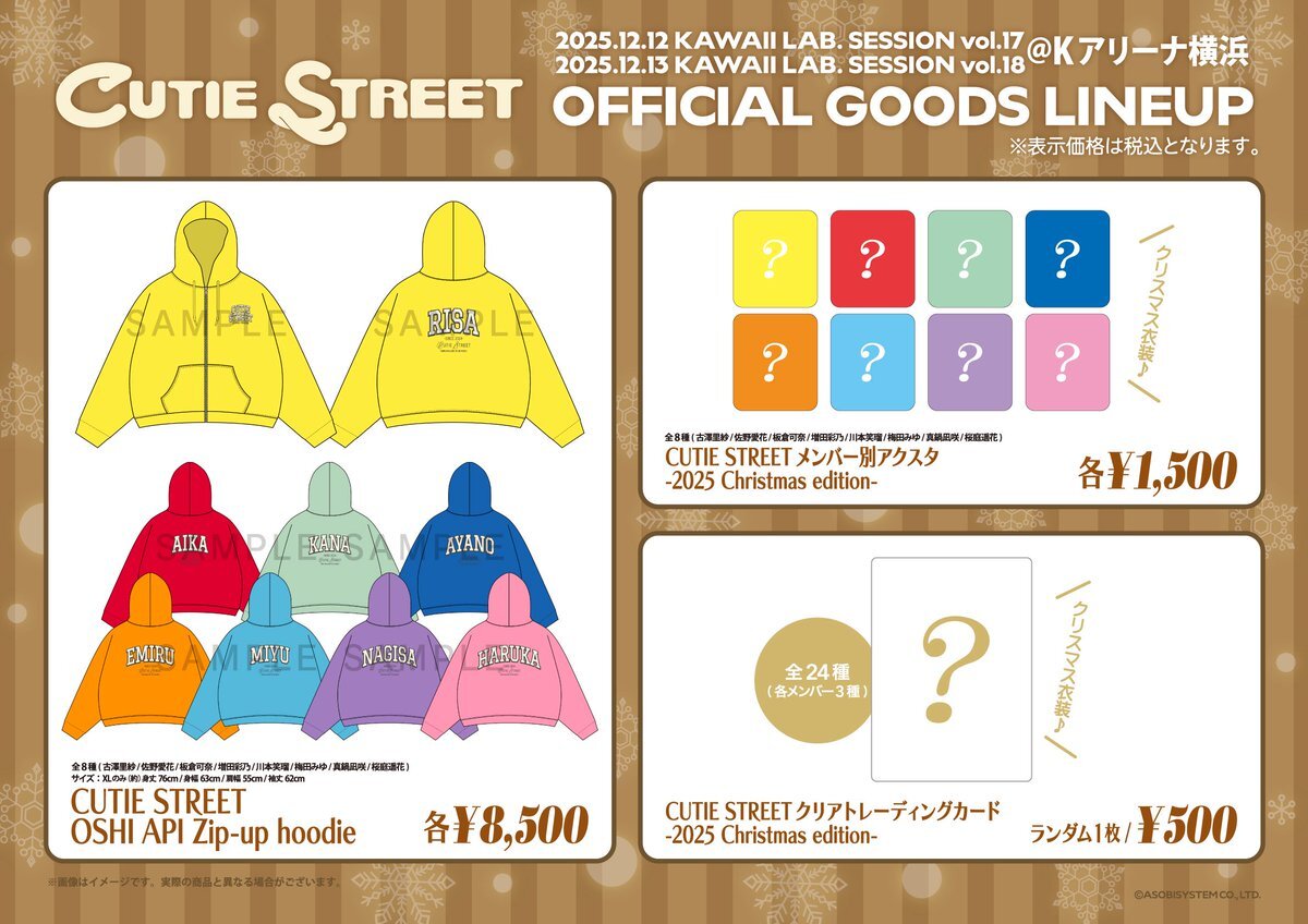KAWAII LAB. SESSIONのクリスマス衣装グッズ、気になる？