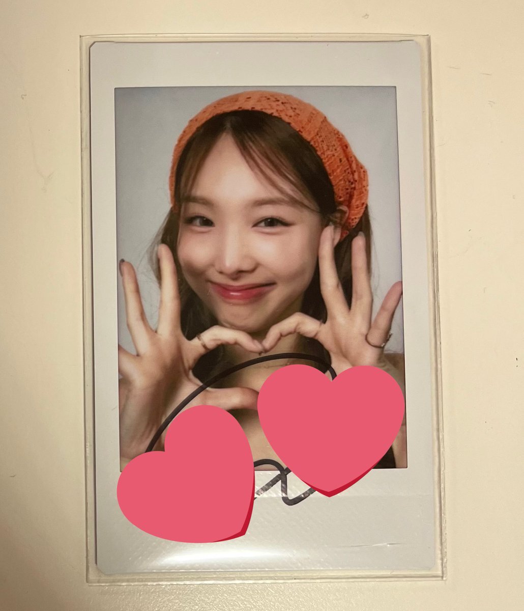 TWICE ナヨン breakthrough チェキ