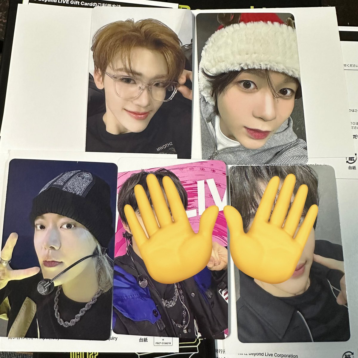NCTdream nct ロンジュン dream show 手渡しカード NCTdream nct ロンジュン dream show 手渡しカード