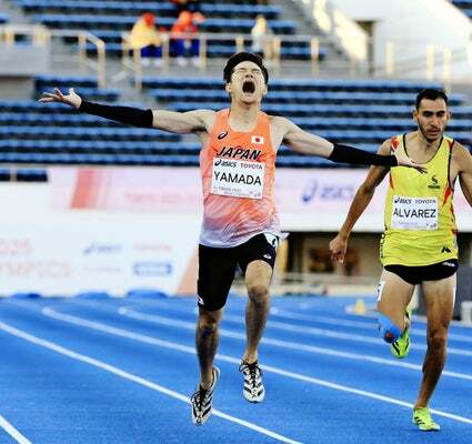 デフリンピック陸上、山田真樹選手が金メダルを獲得！