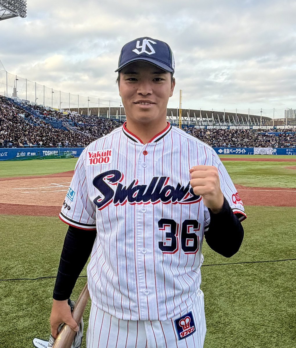 スワローズファン感！西村瑠伊斗選手がホームランダービー制覇！山野選手の金属バット豪快弾も話題に
