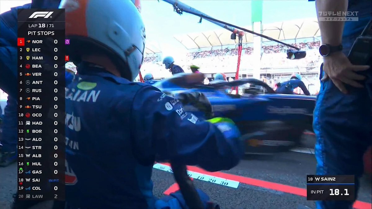 サインツ、ピットレーン違反でペナルティ！