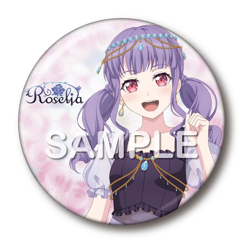 バンドリ　とらのあな 特典　宇田川あこ　缶バッジ　ブロマイド Roselia バンドリとらのあな 特典宇田川あこ缶バッジブロマイド Roselia