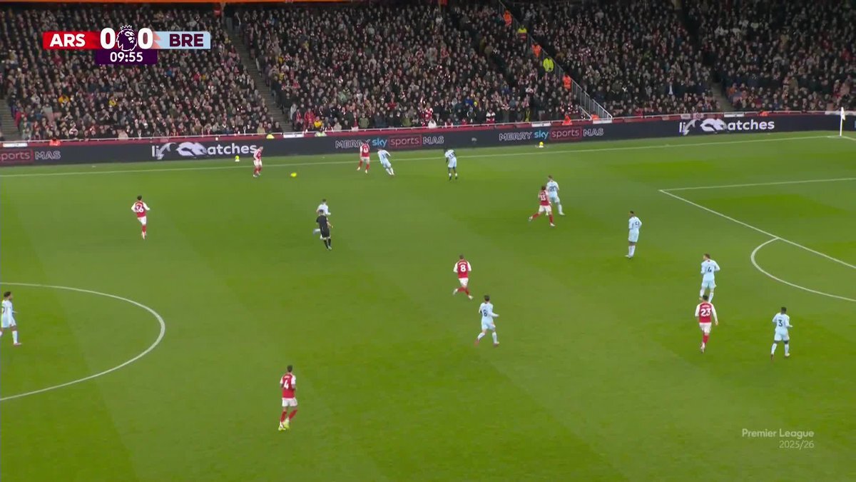 アーセナル対ブレントフォード！後半戦も白熱の展開に