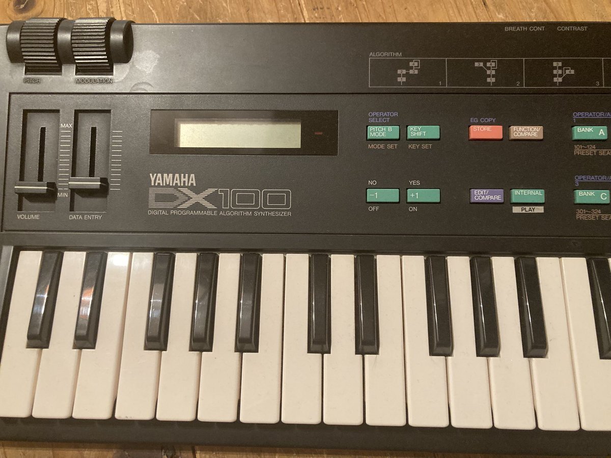 【動作確認済】 YAMAHA DX100 シンセサイザー ヤマハ | DX100 - シンセサイザー - 概要