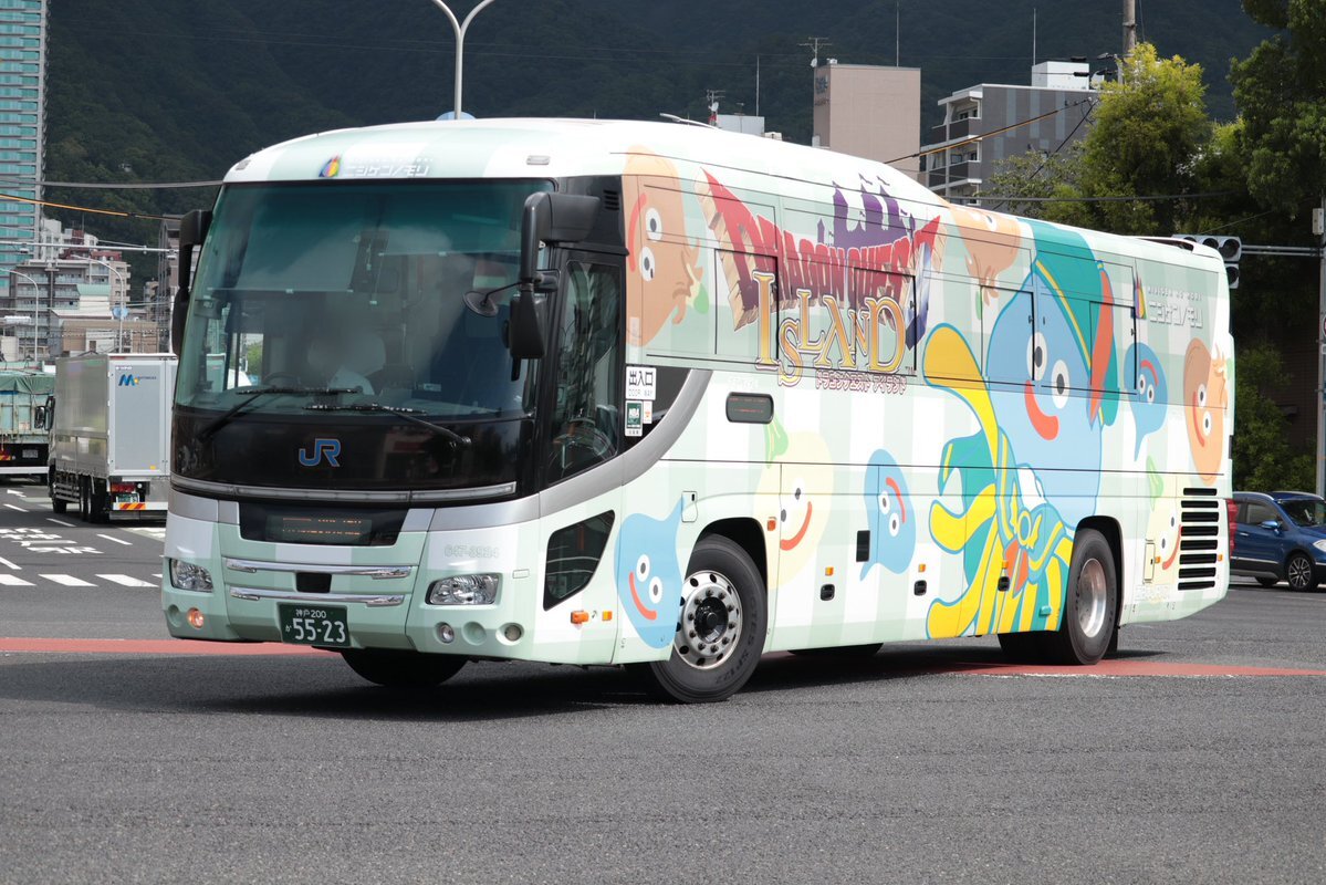 ぽると出版　JRバス関東　三菱ふそうMS　エアロエース 2023.7.21 西日本JRバス 744-8986 ［阿波エクスプレス大阪32号