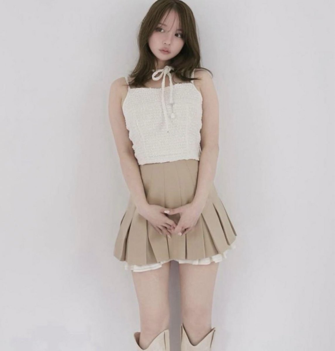 トップス and mary Kitty ribbon tops Kitty ribbon tops