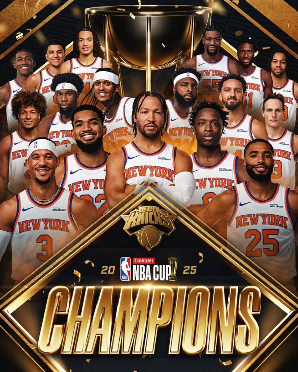 クラークソン連続スリー！ニックスがNBAカップ制覇！