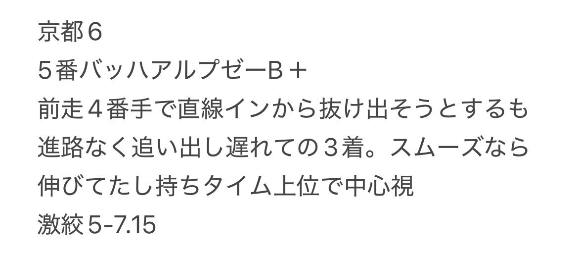 京都競馬でバッハアルプゼーが勝利！イマージョンの惜しい3着は？