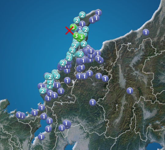 能登半島沖でM4.7の地震が発生 津波の心配なし
