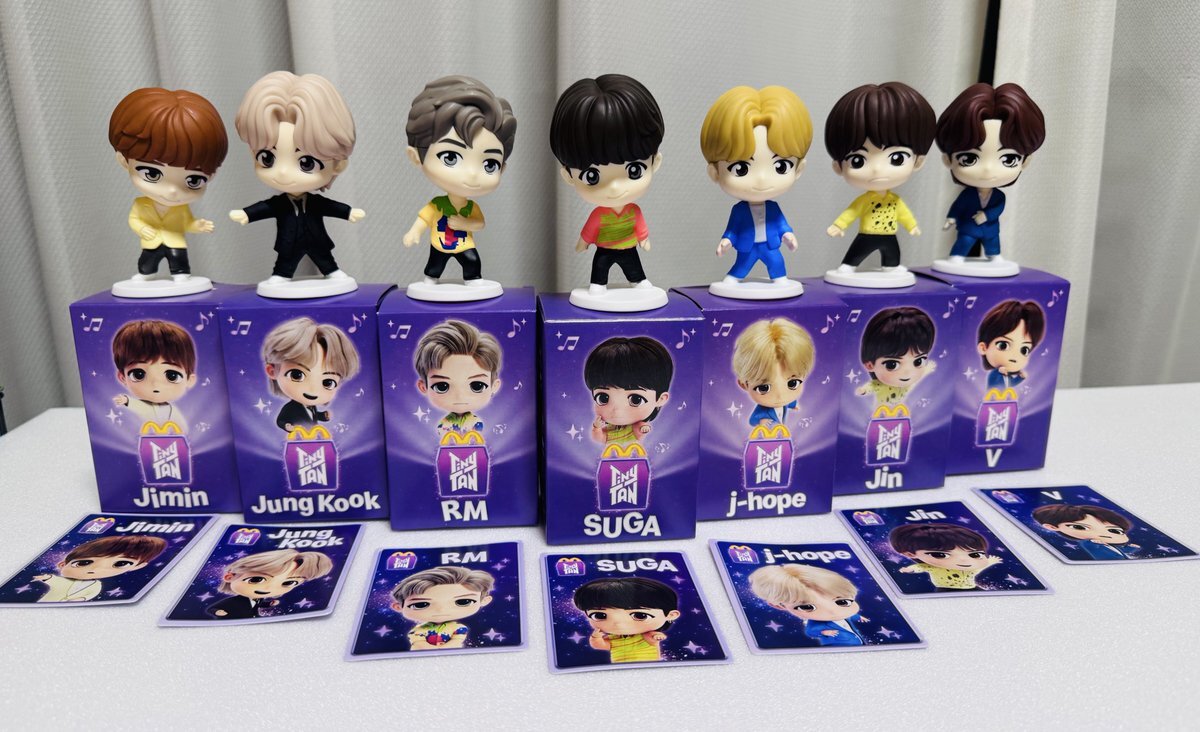 ②アメリカで購入　BTS日本未発売ハッピーセット　6体セット　レア ②アメリカで購入 BTS日本未発売ハッピーセット 6体セット レア