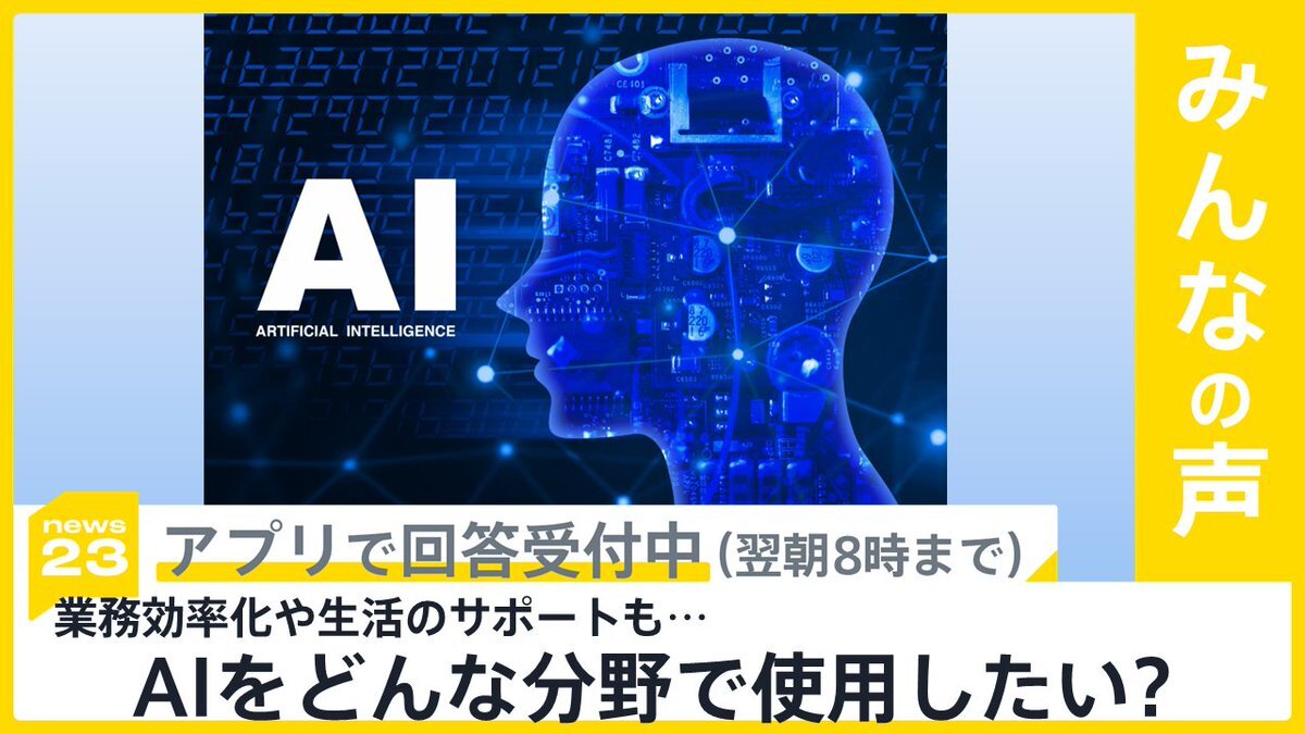 AIと結婚した女性を特集したNEWS23に視聴者から様々な反応