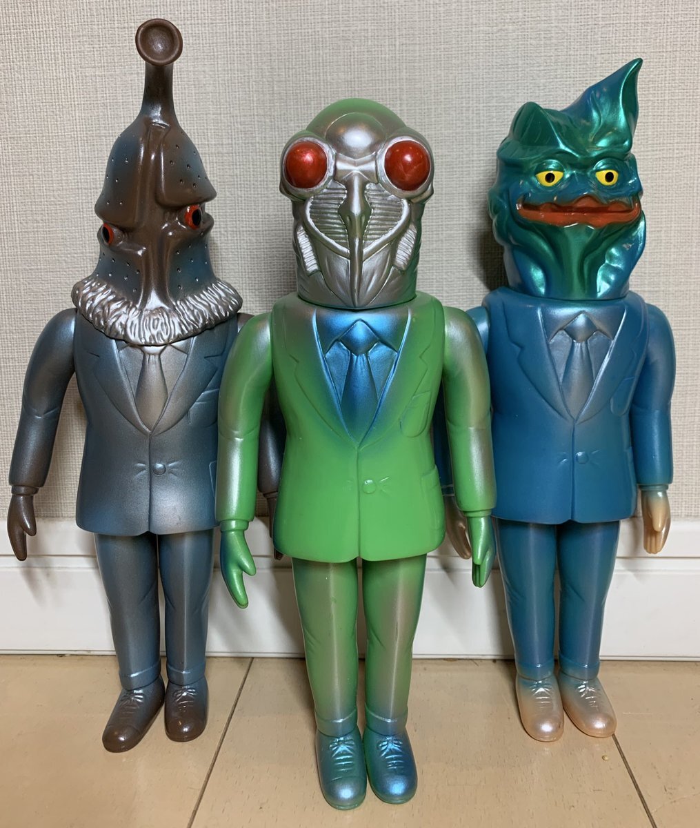 レッドキング＆ドラコ羽付（ブルマァク復刻）ソフビフィギュア２体セット レッドキング＆ドラコ羽付（ブルマァク復刻）ソフビフィギュア2