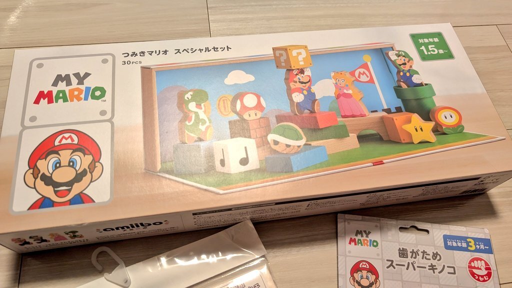 マイマリオ　つみきマリオ スペシャルセット30pcs ニンテンドーショップ マイマリオ つみきマリオ スペシャルセット30pcs ニンテンドー