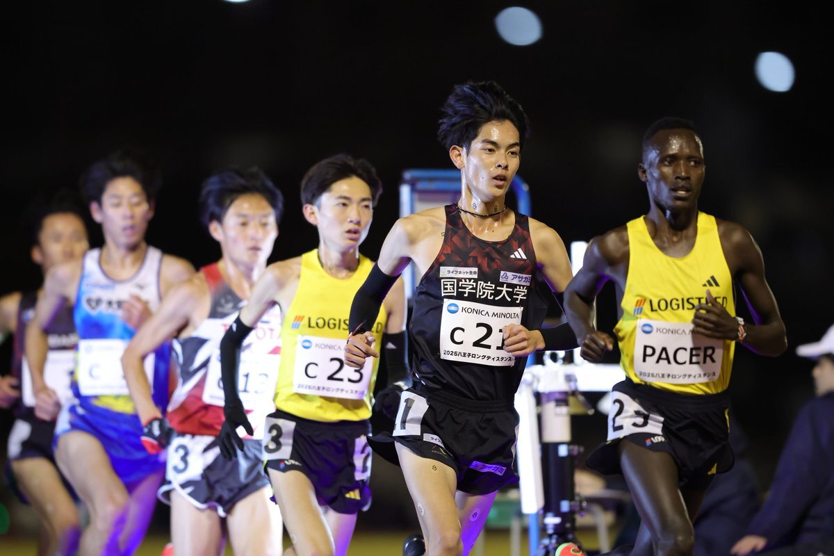 國學院大・野中恒亨、八王子LDで日本人学生歴代6位タイ！